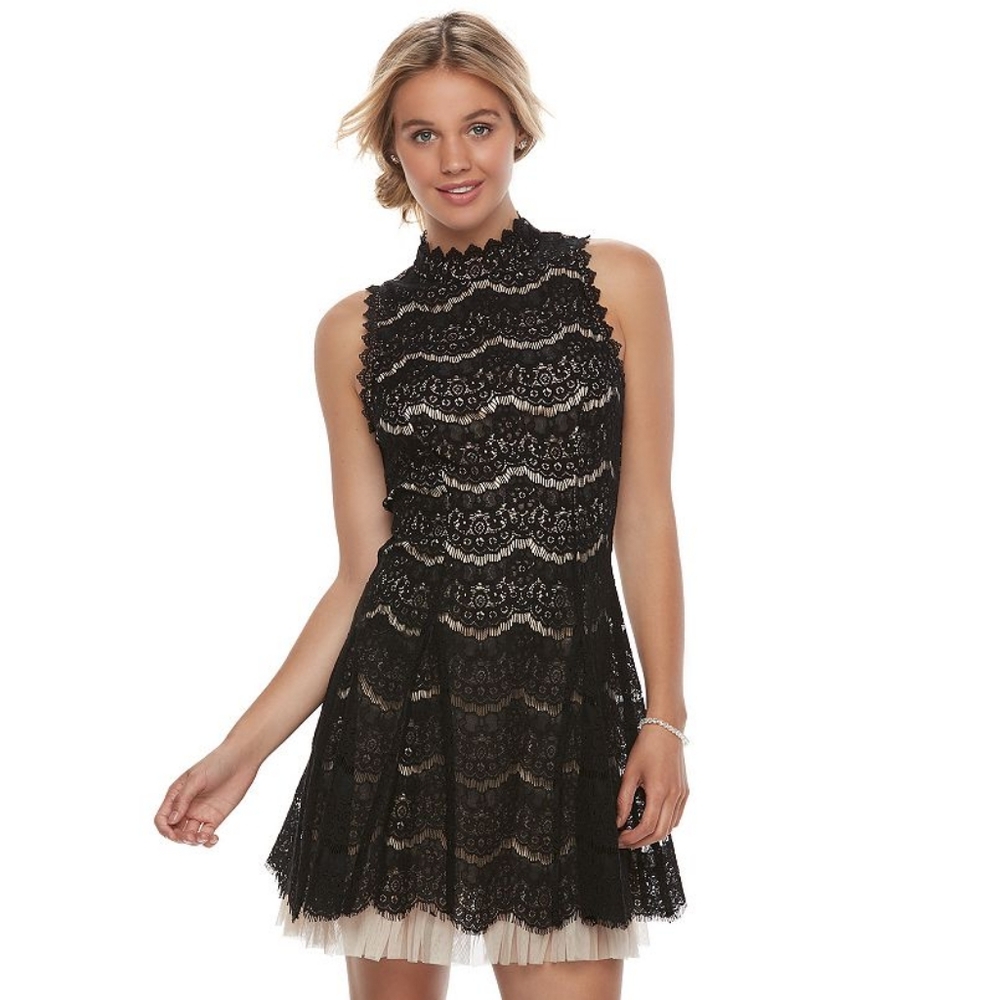 Three pink hearts dress